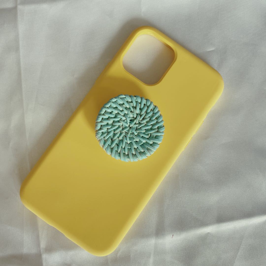 Bamboo Woven Telescopic Mobile Phone Folding Stand Gift