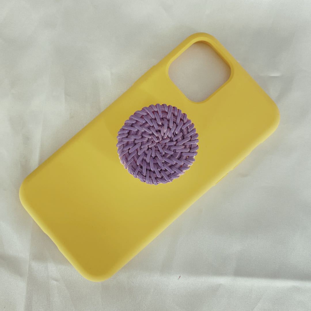 Bamboo Woven Telescopic Mobile Phone Folding Stand Gift