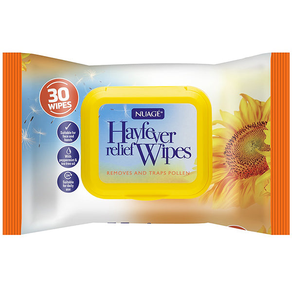 Nuage Hayfever Relief Wipes 30 Pack
