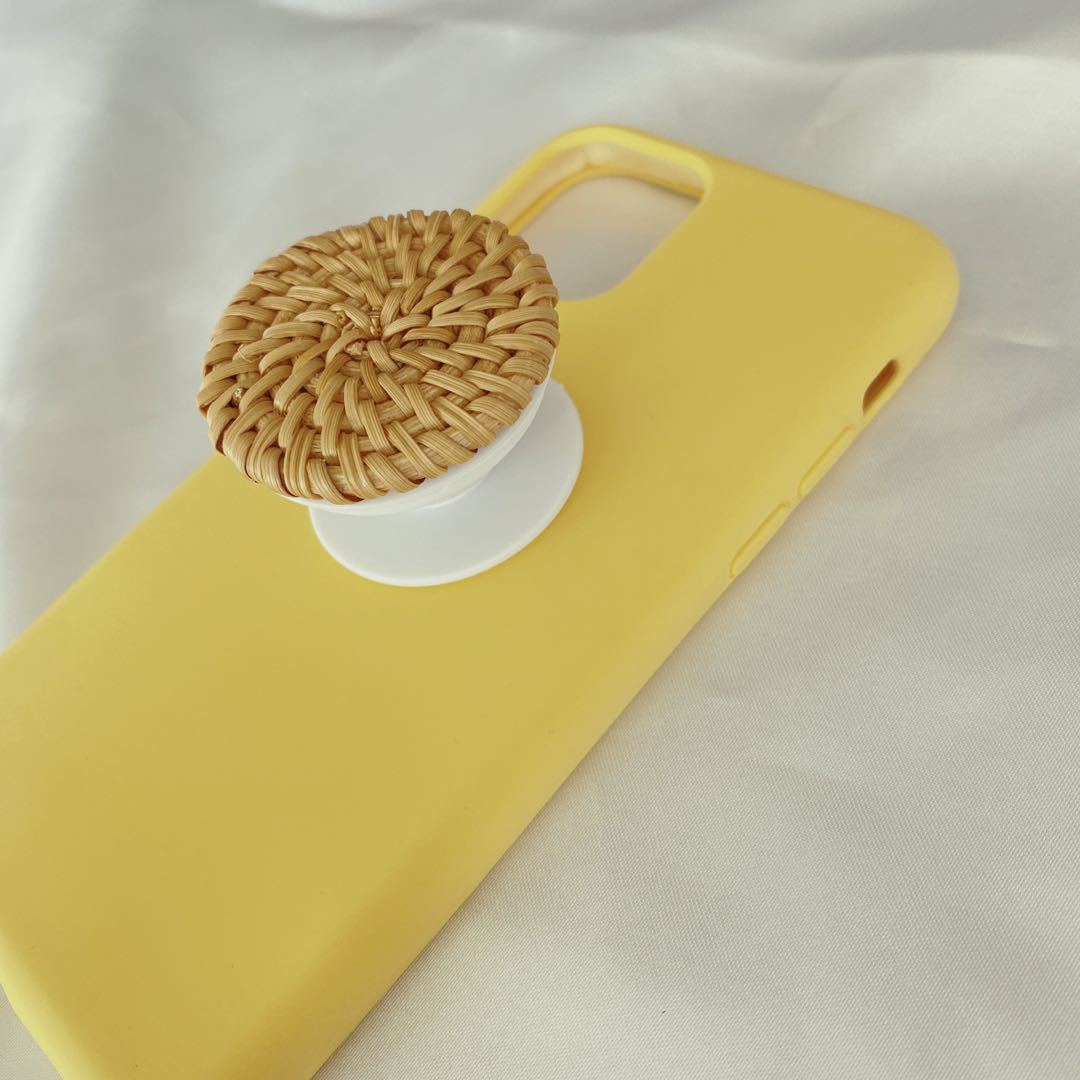 Bamboo Woven Telescopic Mobile Phone Folding Stand Gift