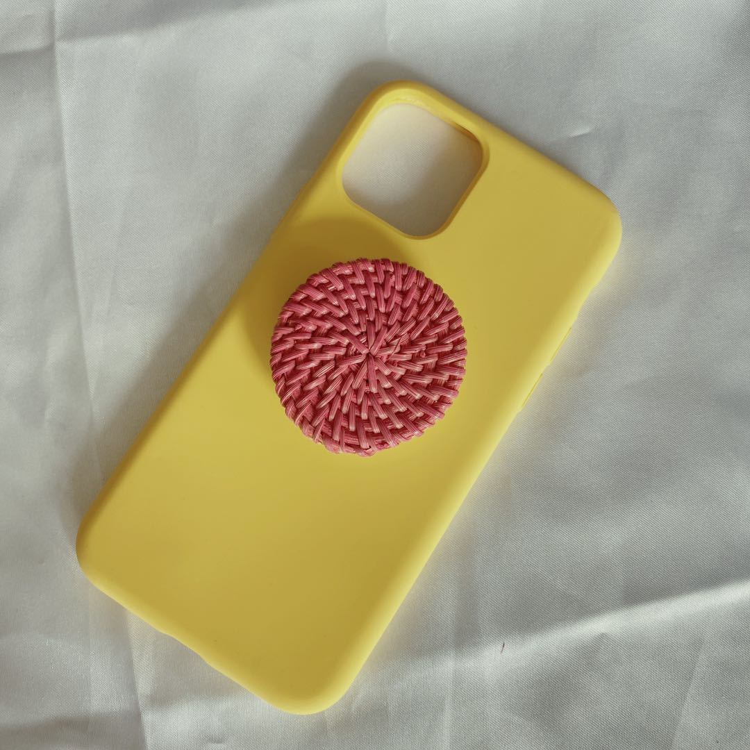 Bamboo Woven Telescopic Mobile Phone Folding Stand Gift