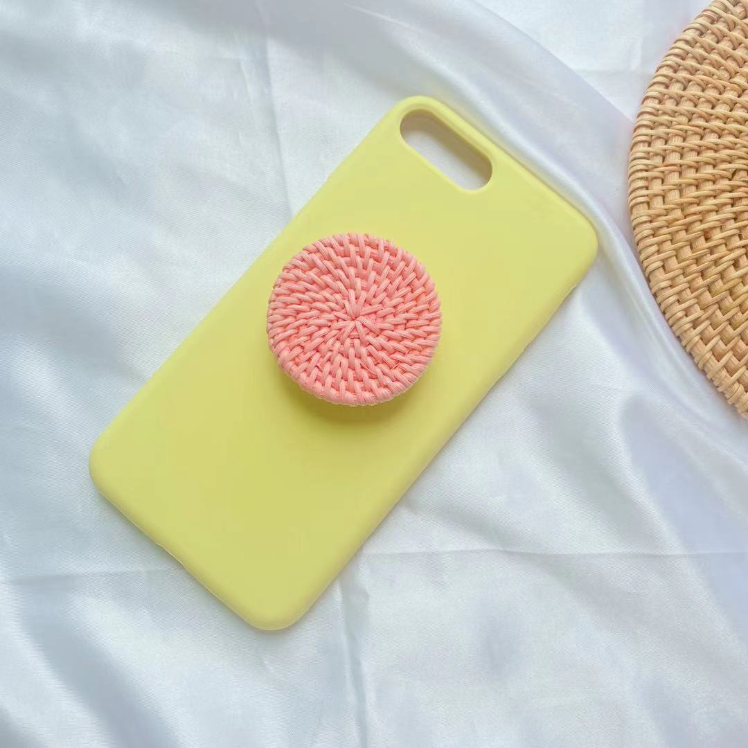 Bamboo Woven Telescopic Mobile Phone Folding Stand Gift